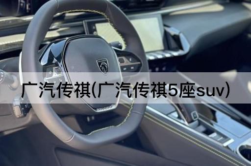 广汽传祺(广汽传祺5座suv)