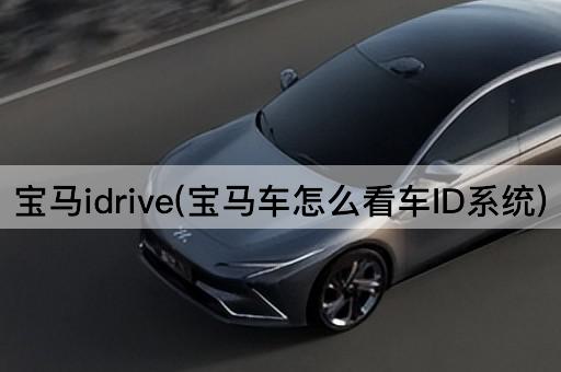 宝马idrive(宝马车怎么看车ID系统)