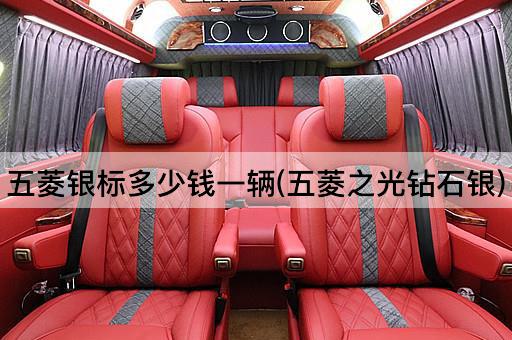 五菱银标多少钱一辆(五菱之光钻石银)