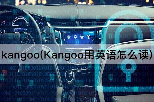kangoo(Kangoo用英语怎么读)