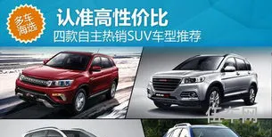 suv车型图片及价格(买车)