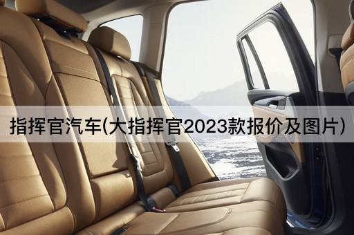 指挥官汽车(大指挥官2023款报价及图片)