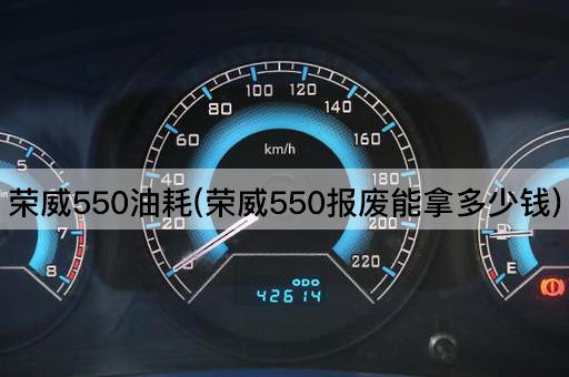 荣威550油耗(荣威550报废能拿多少钱)