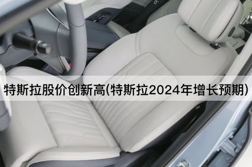 特斯拉股价创新高(特斯拉2024年增长预期)