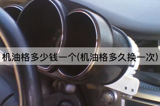 机油格多少钱一个(机油格多久换一次)