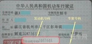 车辆识别代号后六位(识别代码查车型)